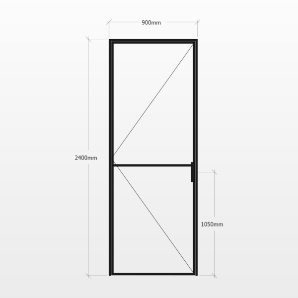Design Plus Steel Door F2 Design